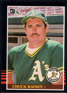 1985 Donruss #618 Chuck Rainey VG Oakland Athletics 