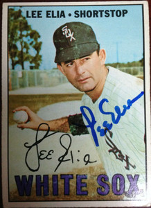 Lee Elia Autographed 1967 Topps #406