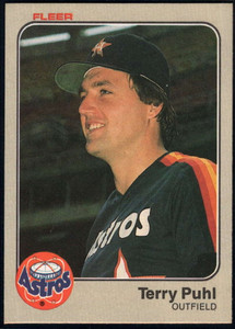 1990 Topps #494 Terry Puhl VG Houston Astros - Under the Radar Sports