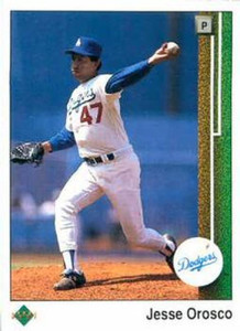 1989 Upper Deck #87 Jesse Orosco VG Los Angeles Dodgers 