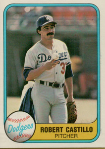 1981 Fleer #137 Robert Castillo VG Los Angeles Dodgers 