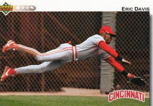 1992 Upper Deck #125 Eric Davis VG Cincinnati Reds 