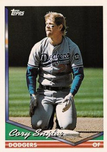 1994 Topps #683 Cory Snyder VG Los Angeles Dodgers 