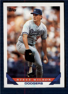 1993 Topps #133 Steve Wilson VG Los Angeles Dodgers 
