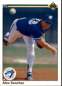 1990 Upper Deck #757 Alex Sanchez VG Toronto Blue Jays 