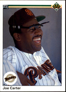 1990 Upper Deck #754 Joe Carter VG San Diego Padres 