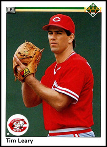 1990 Upper Deck #662 Tim Leary VG Cincinnati Reds 