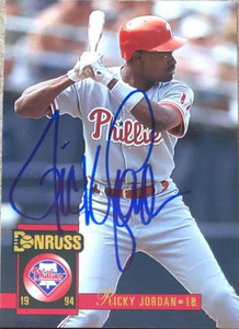 Ricky Jordan Autographed 1994 Donruss #394