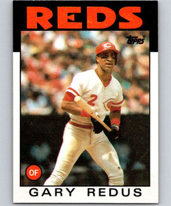 1986 Topps #342 Gary Redus VG Cincinnati Reds 
