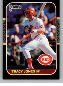 1987 Donruss #413 Tracy Jones VG RC Rookie Cincinnati Reds 