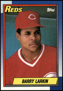 1990 Topps #10 Barry Larkin VG Cincinnati Reds 