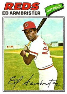 1977 Topps #203 Ed Armbrister VG Cincinnati Reds 