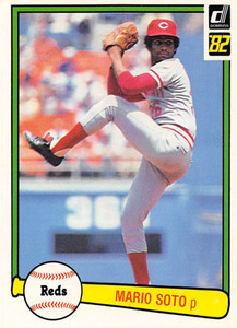 1982 Donruss #103 Mario Soto VG Cincinnati Reds 