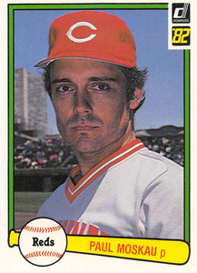 1982 Donruss #355 Paul Moskau VG Cincinnati Reds 