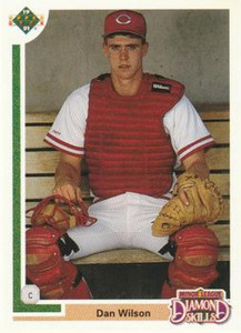 SOLD 86849 1991 Upper Deck Final Edition #6F Dan Wilson NM-MT RC Rookie Cincinnati Reds 
