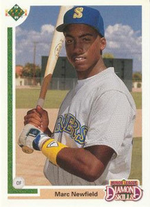 1991 Upper Deck Final Edition #18F Marc Newfield NM-MT RC Rookie Seattle Mariners 