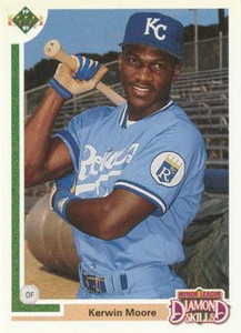 SOLD 86862 1991 Upper Deck Final Edition #19F Kerwin Moore NM-MT RC Rookie Kansas City Royals 