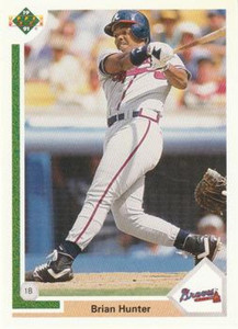 1991 Upper Deck Final Edition #54F Brian Hunter NM-MT RC Rookie Atlanta Braves 