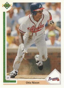 1991 Upper Deck Final Edition #58F Otis Nixon NM-MT Atlanta Braves 