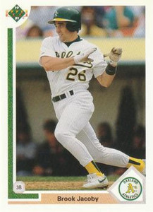 1991 Upper Deck Final Edition #78F Brook Jacoby NM-MT Oakland Athletics 