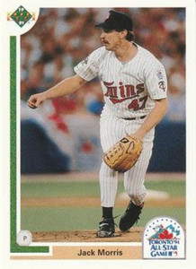 1991 Upper Deck Final Edition #80F Jack Morris AS NM-MT Minnesota Twins 