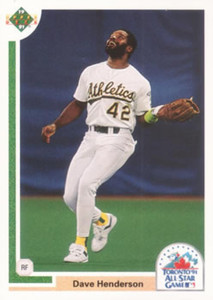 1991 Upper Deck Final Edition #88F Dave Henderson AS NM-MT Oakland Athletics 