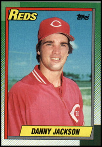 1990 Topps #445 Danny Jackson VG Cincinnati Reds 