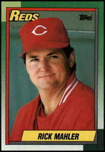 1990 Topps #151 Rick Mahler VG Cincinnati Reds 