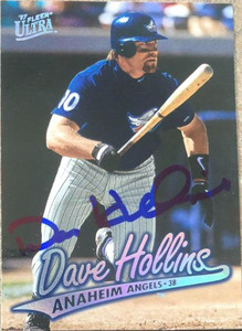 Dave Hollins Autographed 1997 Fleer Ultra #311 Anaheim Angels Card