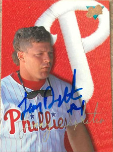 Lenny Dykstra Autographed 1993 Studio #101