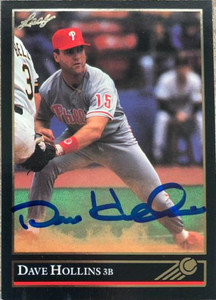 Dave Hollins Signed 1993 Upper Deck Fun Pack Baseball Card - Philadelphia  Phillies