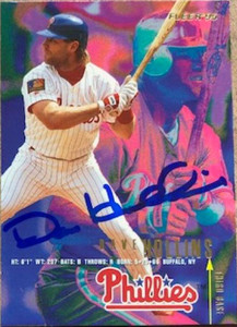 Dave Hollins Autographed 1995 Fleer #393