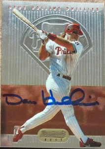 Dave Hollins Autographed 1995 Bowman's Best #47