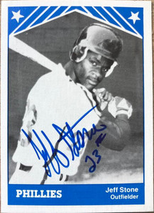 Shawon Dunston Autographed 1983 TCMA Quad City Cubs #20 - Under