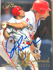 Jim Eisenreich Autographed 1994 Flair #206