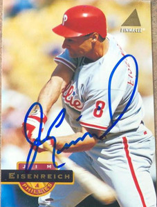 Jim Eisenreich Autographed 1994 Pinnacle #149