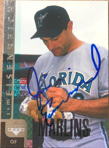 Jim Eisenreich Autographed 1998 Upper Deck #381 Florida Marlins Card