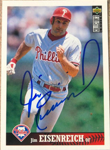 Jim Eisenreich Autographed 1997 Collector's Choice #191