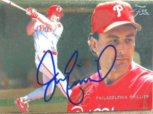 Jim Eisenreich Autographed 1995 Flair #179
