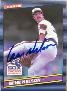 Gene Nelson Autographed 1986 Leaf #245