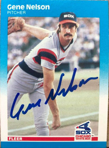 Gene Nelson Autographed 1987 Fleer #504
