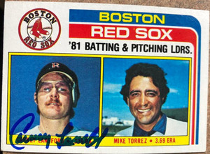 Carney Lansford Autographed 1982 Topps #786