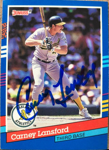 Carney Lansford Autographed 1985 Topps #422 - Under the Radar Sports