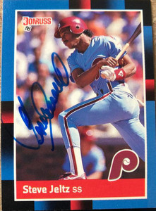 Juan Samuel Autographed 1988 Donruss #576 Philadelphia Phillies ERROR Card