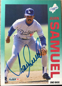 1984 Fleer #47 Juan Samuel