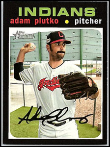 Zach Plesac Cleveland Indians Autographed Signed 2020 Topps