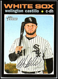 2020 Topps Heritage #177 Welington Castillo NM-MT Chicago White Sox 