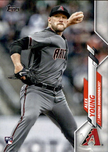 SOLD 88824 2020 Topps #242 Alex Young NM-MT RC Rookie Arizona Diamondbacks 