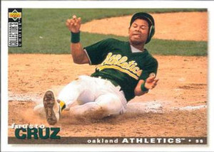 1995 Collector's Choice #128 Fausto Cruz VG Oakland Athletics 