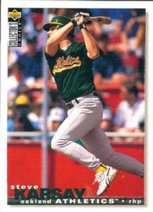 1995 Collector's Choice #133 Steve Karsay VG Oakland Athletics 